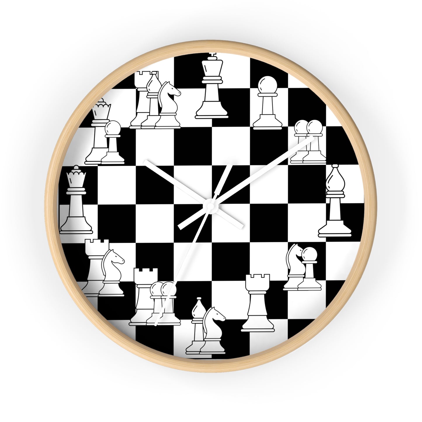 Chess Pieces Wall Clock