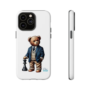 Stylish Bear Chess Phone Case - Tough Cases for Chess Lovers