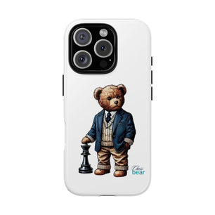 Stylish Bear Chess Phone Case - Tough Cases for Chess Lovers