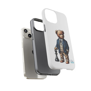 Stylish Bear Chess Phone Case - Tough Cases for Chess Lovers